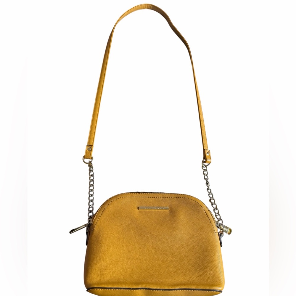 Steve Madden Mustard Yellow Crossbody with Chain Strap